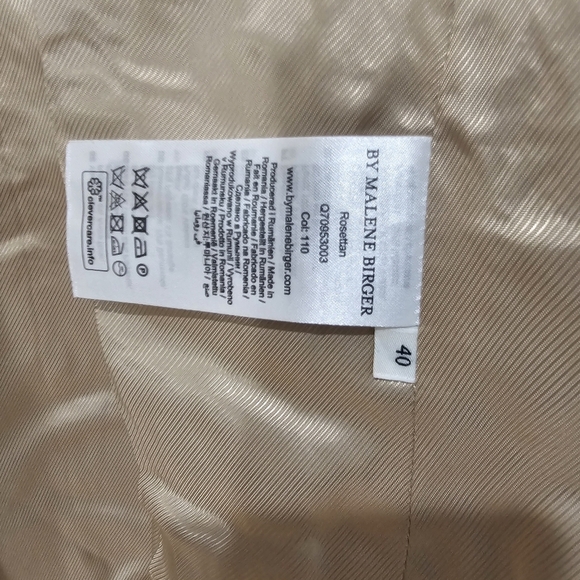 By Malene Birger Rosettan Beige Blazer - Picture 9 of 11